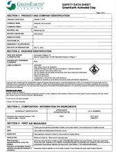 GreenEarth Activated Clay Large 3.75lb Bags - 30lb Box