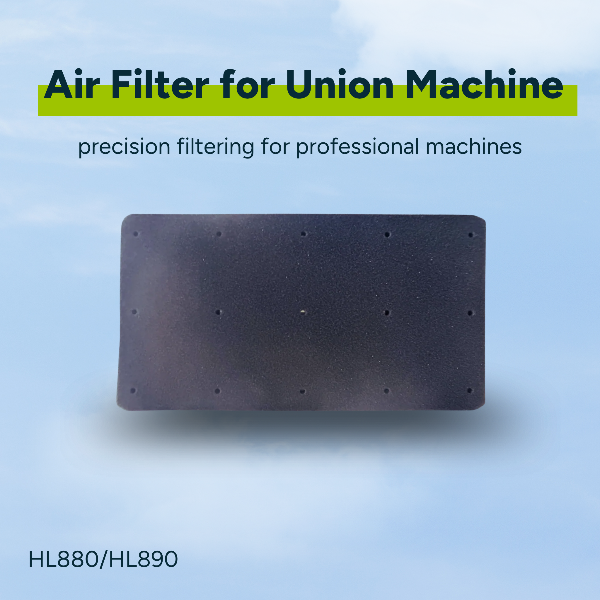 Air Filter for Union HL880/HL890 Machine (14x25)