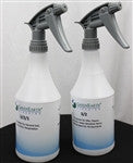 Pre-Spotting Spray Bottles Set of Two with labels (3/2, 3/2/1)