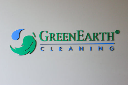 GreenEarth 3D Sign Logo